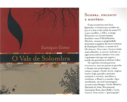 Orelha de “O vale de&nbsp;Solombra”