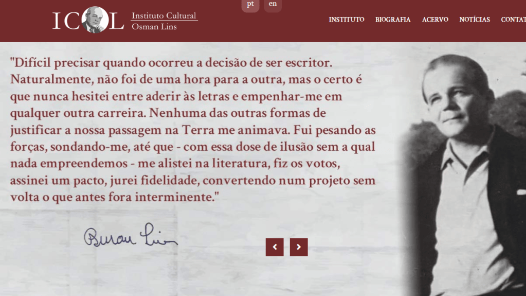 Sites sobre Osman&nbsp;Lins
